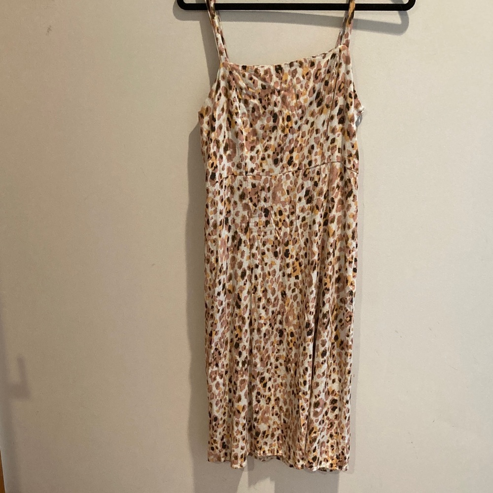 Willow Leopard Print Midi Dress